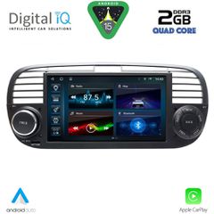 DIGITAL IQ BLD 265BL_CPA (7" DECK) MULTIMEDIA SYSTEM for FIAT 500 mod. 2007-2015 (BLACK) | Pancarshop
