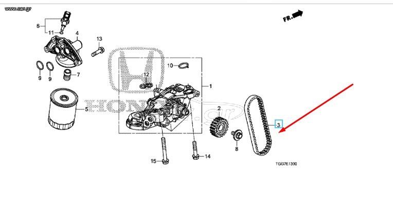 ΙΜΑΝΤΑΣ ΜΙΚΡΟΣ ΑΝΤΛΙΑΣ ΛΑΔΙΟΥ HONDA CIVIC 2017 151405AYH01