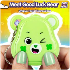 ThumbsUp! - Care Bears Digital Pet Good Luck Bear Καταπληκτικό ρετρό ηλεκτρονικό παιχνίδι κατοικίδιο σε σχήμα μπρελόκ-thumb-3