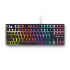 Spartan Gear Lochos 2 Gaming Μηχανικό Πληκτρολόγιο Tenkeyless με RGB φωτισμό US - Μαύρο