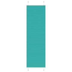 vidaXL Πλισέ Στόρι Πετρόλ Πράσινο 55x200 εκ. Πλάτος Υφάσματος 54,4 εκ. Πολυεστέρας