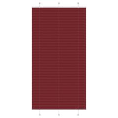 vidaXL Πλισέ Στόρι Μπορντό Κόκκινο 105x200 εκ. Πλάτος Υφάσματος 104,4 εκ. Πολυεστέρας