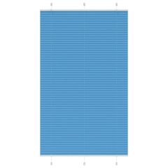 vidaXL Πλισέ Στόρι Μπλε 115x200 εκ. Πλάτος Υφάσματος 114,4 εκ. Πολυεστέρας