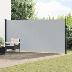 Ανακλινόμενος Πλευρικός Απλώστρα Γκρι 600 x 180 εκ Πολυεστέρας 42035527