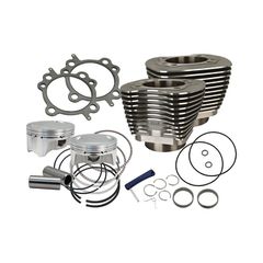 S, 88" to 100" conversion cylinder & piston kit. Black