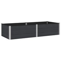 Υπερυψωμένη Ζαρντινιέρα Μαύρο 250 x 100 x 54 cm 42038990