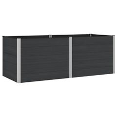 Υπερυψωμένη Ζαρντινιέρα Μαύρο 250 x 100 x 91 cm 42038991
