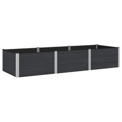 Υπερυψωμένη Ζαρντινιέρα Μαύρο 300 x 100 x 54 cm 42038994