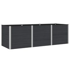 Υπερυψωμένη Ζαρντινιέρα Μαύρο 300 x 100 x 91 cm 42038995