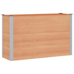 Υπερυψωμένη Ζαρντινιέρα Καφέ 150 x 50 x 91 cm WPC και Αλουμίνιο 42039001