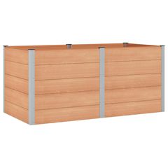 Υπερυψωμένη Ζαρντινιέρα Καφέ 200 x 100 x 91 εκ 42039007
