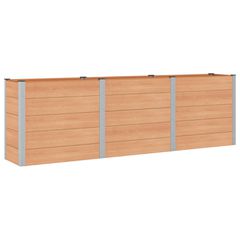 Υπερυψωμένη Ζαρντινιέρα Καφέ 300 x 50 x 91 cm WPC και Αλουμίνιο 42039013