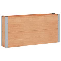 Υπερυψωμένη Ζαρντινιέρα Καφέ 150 x 30 x 72 εκ WPC και Αλουμίνιο 42039029