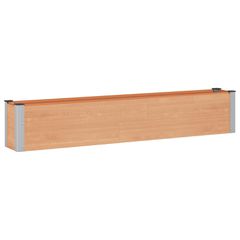 Υπερυψωμένη Ζαρντινιέρα Καφέ 200 x 30 x 36 εκ WPC και Αλουμίνιο 42039030