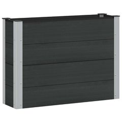 Υπερυψωμένη Ζαρντινιέρα Μαύρο 100 x 30 x 72 εκ 42039035