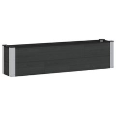 Υπερυψωμένη Ζαρντινιέρα Μαύρο 150 x 30 x 36 εκ 42039036