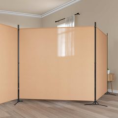 4-Πίνακας Διαχωριστικός Μπεζ 525 x 180 cm Ύφασμα 42039232