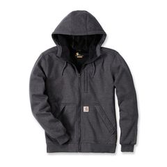 Carhartt Φούτερ Ζακέτα με Κουκούλα Wind Fighter hooded sweatshirt carbon heather | Γκρι σκούρο - XL