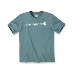 Carhartt Μπλούζα Κοντομάνικη Core Logo t-shirt sea pine heather - XS