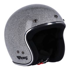 Κράνος open-face | Roeg JETT helmet Disco ball silver - 2XL