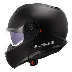 LS2 Strobe II Κράνος Αναβάτη Μοτοσυκλέτας Πολυμορφικό μαύρο ματ | Modular helmet matt black - XL