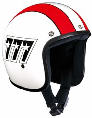 Bandit Κράνος Μοτοσυκλέτας Jet 777 Λευκό/Κόκκινο | Bandit Jet Helmet 777 White/Red - S