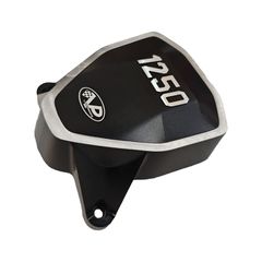V Performance, right hand engine cover. Black-thumb-1