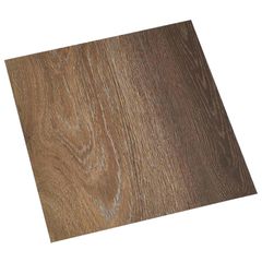 Αυτοκόλλητα Πλάκες Δαπέδου 30,5 x 30,5 εκ 20 pcs PVC Καφέ 42046357