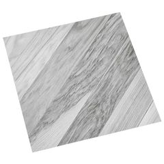 Αυτοκόλλητα Πλάκες Δαπέδου 30,5 x 30,5 εκ 20 pcs PVC Γκρι Ριγέ 42046368