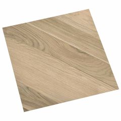 Αυτοκόλλητα Πλάκες Δαπέδου 30,5 x 30,5 εκ 20 pcs PVC Καφέ Ριγέ 42046372