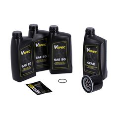 MCS, ''Big Oil'' service kit. Mineral SAE50. Black filter