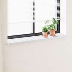 Σαβανωτό Παραθύρου Λευκό 120 x 30 x 4,5 εκ PVC 42046807