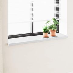 Σαβανωτό Παραθύρου Λευκό 140 x 45 x 4,5 εκ PVC 42046826