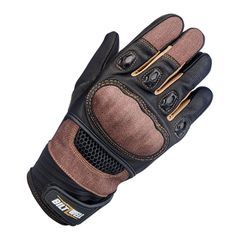 Biltwell Γάντια Αναβάτη Μηχανής Bridgeport gloves chocolate/black - XS
