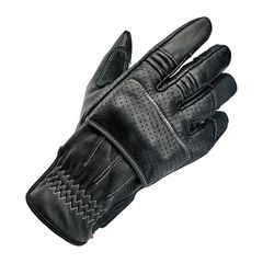 Biltwell Δερμάτινα Γάντια Αναβάτη Μοτοσυκλέτας Borrego gloves black/cement CE appr. - XS