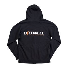Biltwell Φούτερ με Κουκούλα Bolts μαύρο zip hoodie black - S