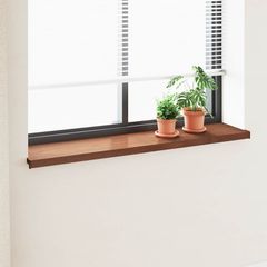 Σαβανωτό Παραθύρου Καφέ ξύλο 120 x 35 x 4,5 εκ PVC 42046918