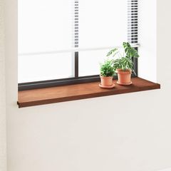 Σαβανωτό Παραθύρου Καφέ ξύλο 140 x 45 x 4,5 εκ PVC 42046931