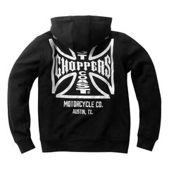 West Coast Choppers Φούτερ ζακέτα | WCC Dominator zip hoodie black 96,90€ - S