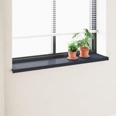 Σαβανωτό Παραθύρου Ανθρακί με ξύλινη υφή 160 x 30 x 4,5 εκ PVC 42046967