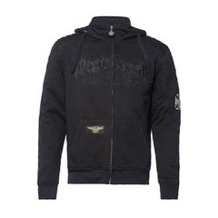 West Coast Choppers  Ζακέτα - Μπουφάν Μοτοσυκλέτας με προστατευτική στρώση αραμίδιου και θέσεις για μαξιλαράκια προστασίας | WCC Por Vida riding hoodie aramid fiber - M