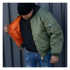 MA-1 Bomber flight jacket green - XL-thumb-5