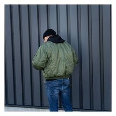 MA-1 Bomber flight jacket green - L-thumb-3