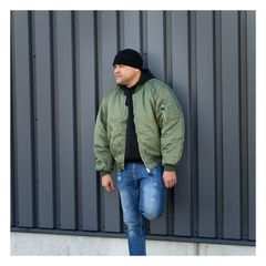 MA-1 Bomber flight jacket green - L-thumb-2