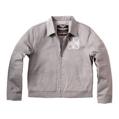 West Coast Choppers Μπουφάν | WCC OG lined workjacket silver gray - S