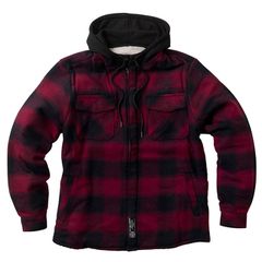 West Coast Choppers Μπουφάν | WCC Hell Bent Flannel jacket red/black - M