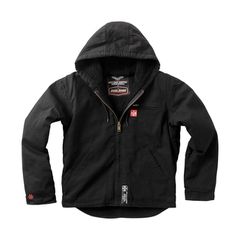 West Coast Choppers Μπουφάν | WCC Sherpa lined canvas work jacket black - M