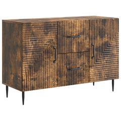 Πλαϊνό γραφείο Καπνισμένο Ξύλο Δρυός 89 x 34,5 x 60 εκ. 894890