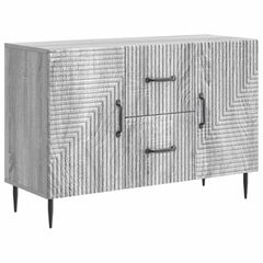 Πλαϊνό γραφείο με συρτάρι Γκρι Sonoma 89 x 34,5 x 60 εκ. 894891