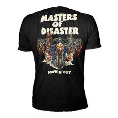 Down-n-Out Μπλούζα Κοντομάνικη Master Of Disaster t-shirt black - 2XL